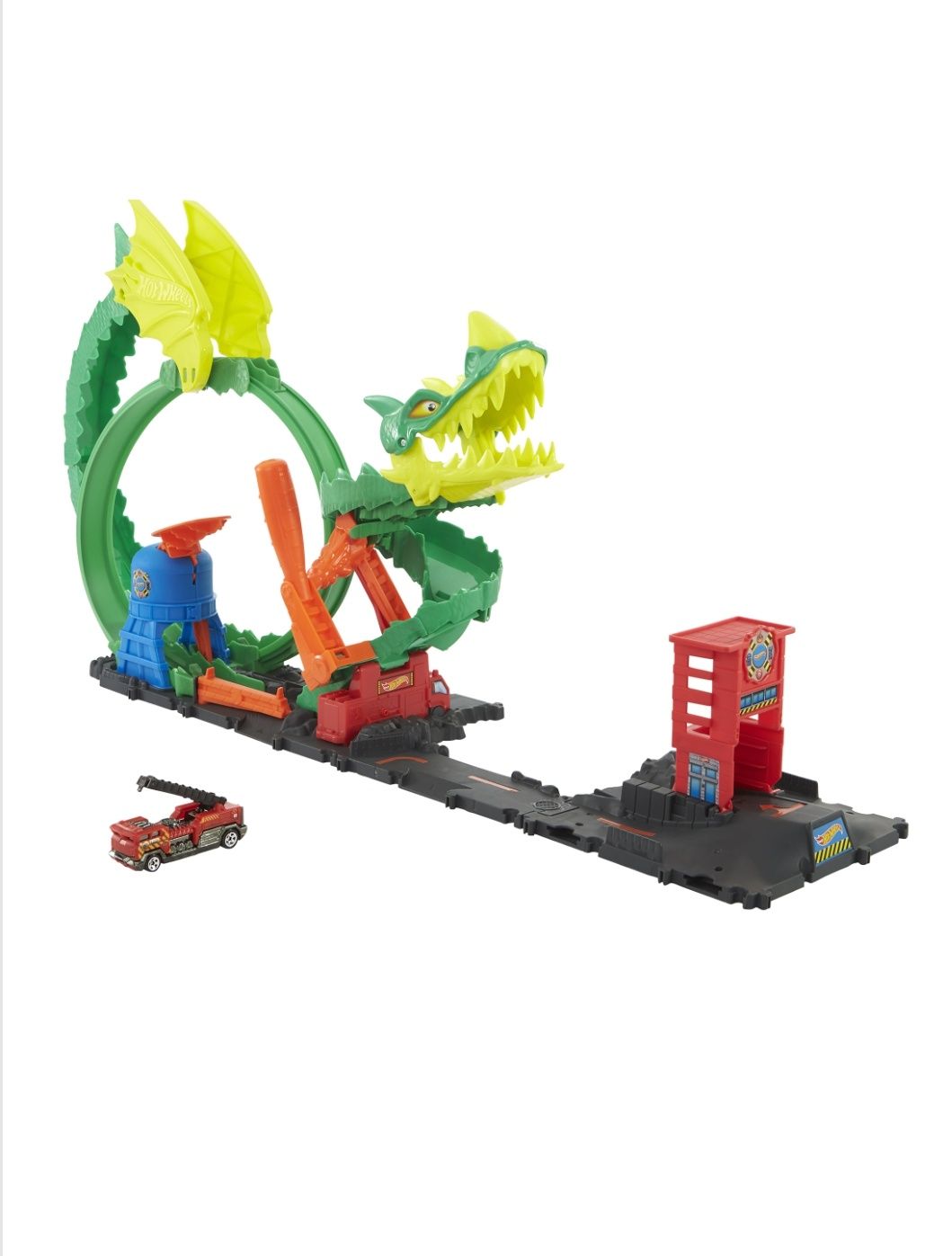 Set de joaca Hot Wheels , pista dragonului.