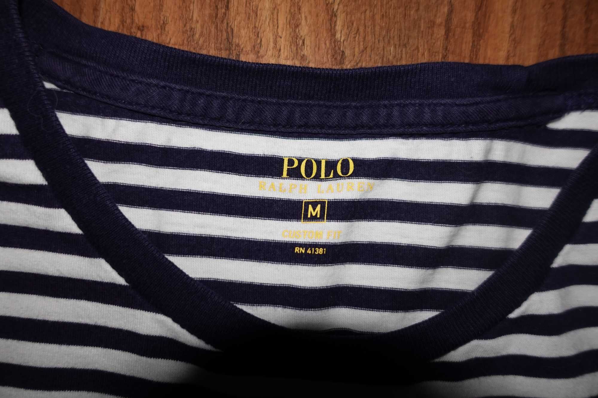 Tricou Ralph Lauren , Marimea M, Cu dungi, Stare excelenta