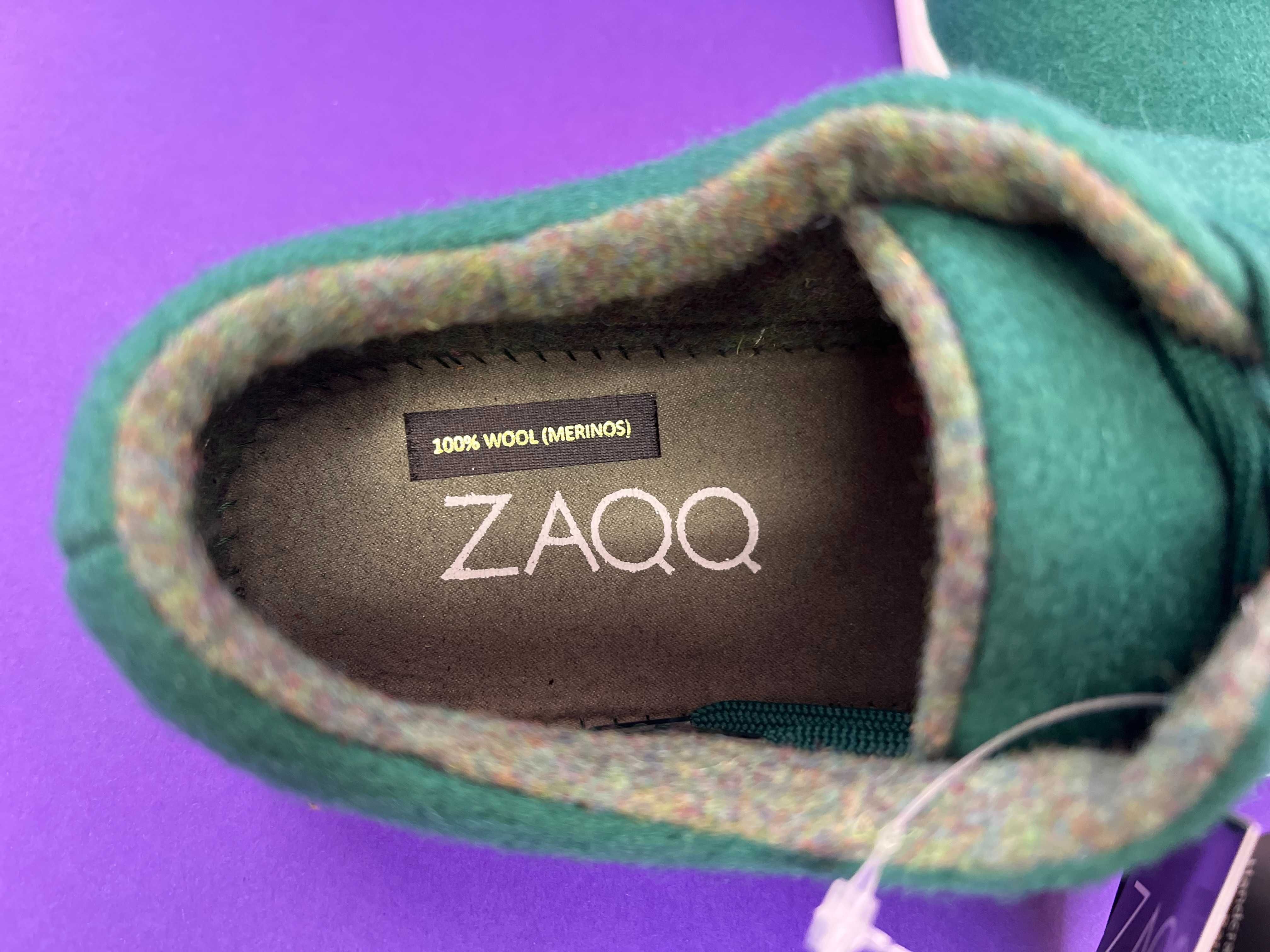 Боси обувки ZAQQ LIQE Green номер 40 мерино вълна ПРОМО 170лева