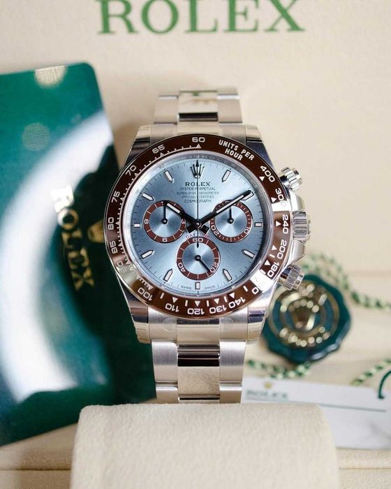 Rolex Daytona Platinum Spate Deschis New