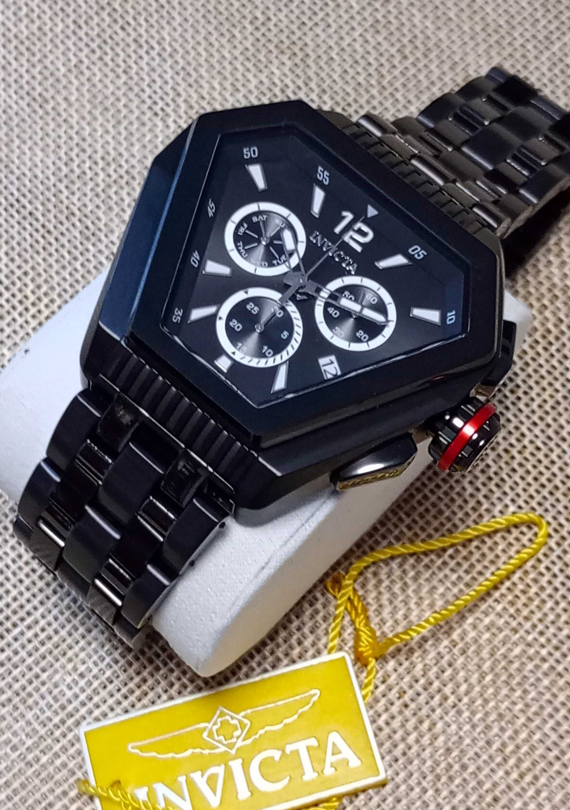Ceas Invicta Speedway Chronograph Date Quartz Black Dial -Barbati