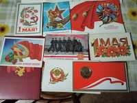 Грамоты, блокноты, папки, открытки СССР