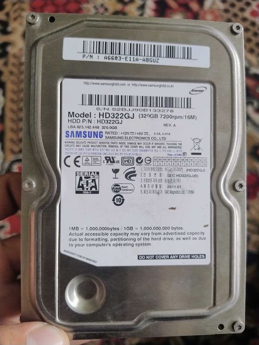 Жёсткий диск Samsung 320gb