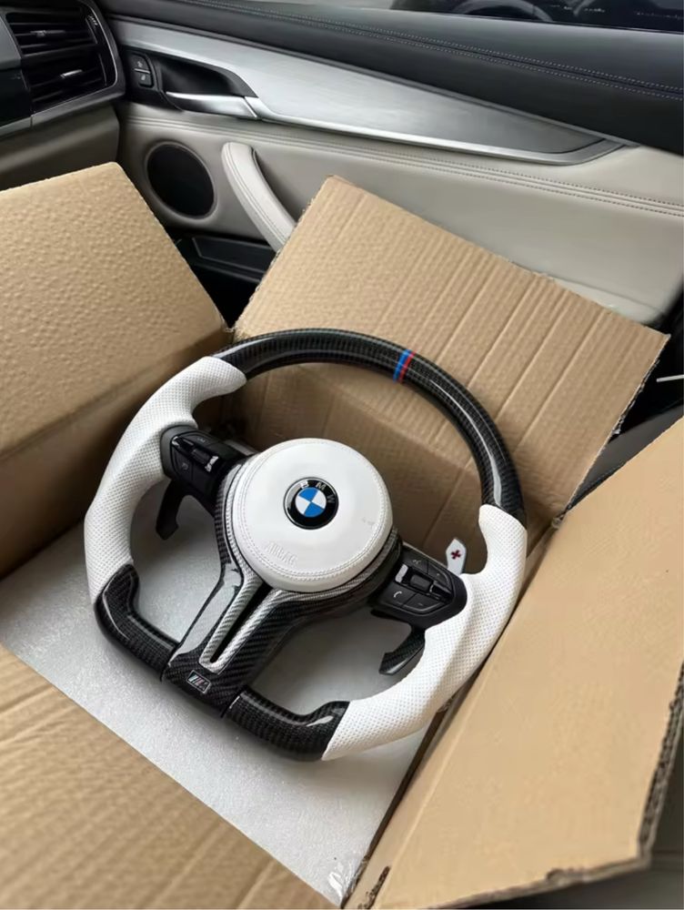 Volane BMW Seria F Personalizate – Carbon / Alcantara / Piele