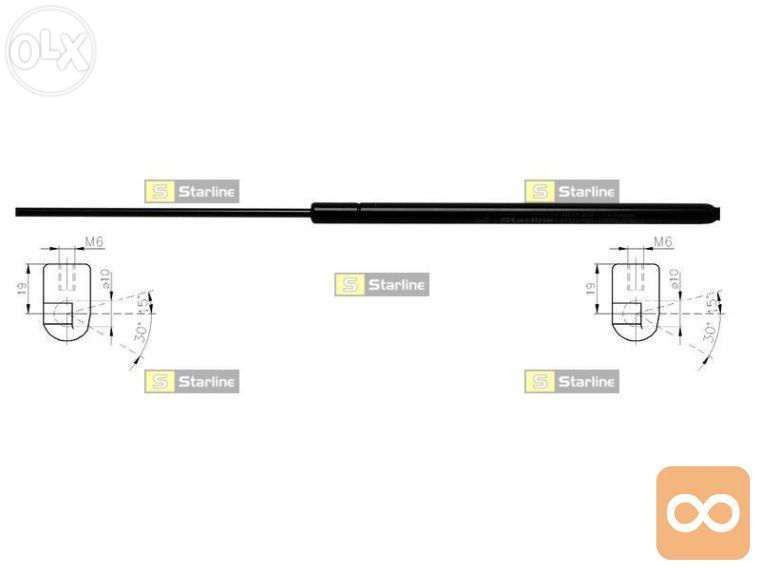 STARLINE -амортисьори за багажник и капак