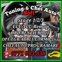 Soft Tuning & Chei Auto/CipTuning/Dpf Egr Stage1 Adblue Imobilizator