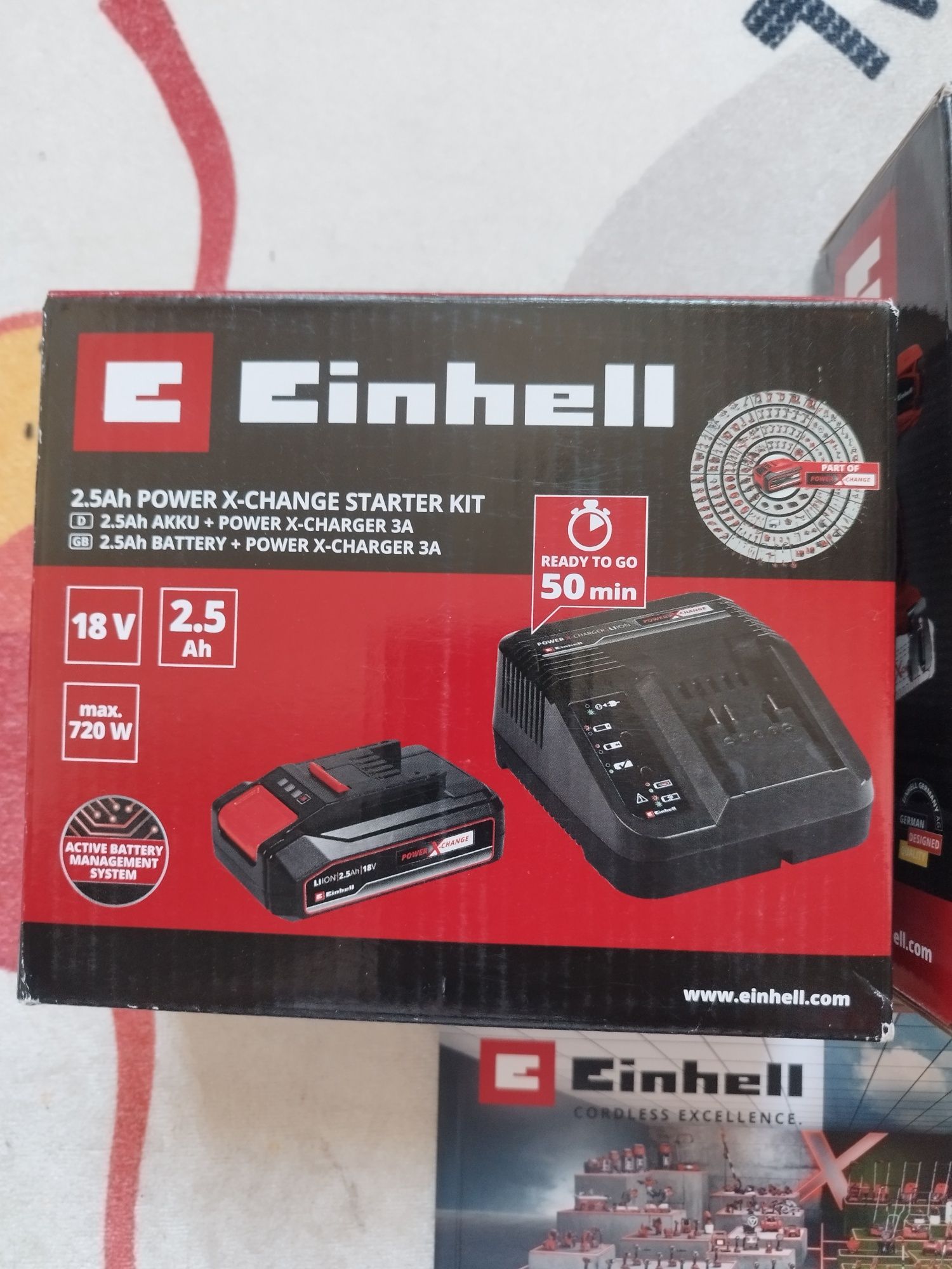 Einhell TE-CD 18/2 Li + батерия 2,5Ah и бързо зарядно