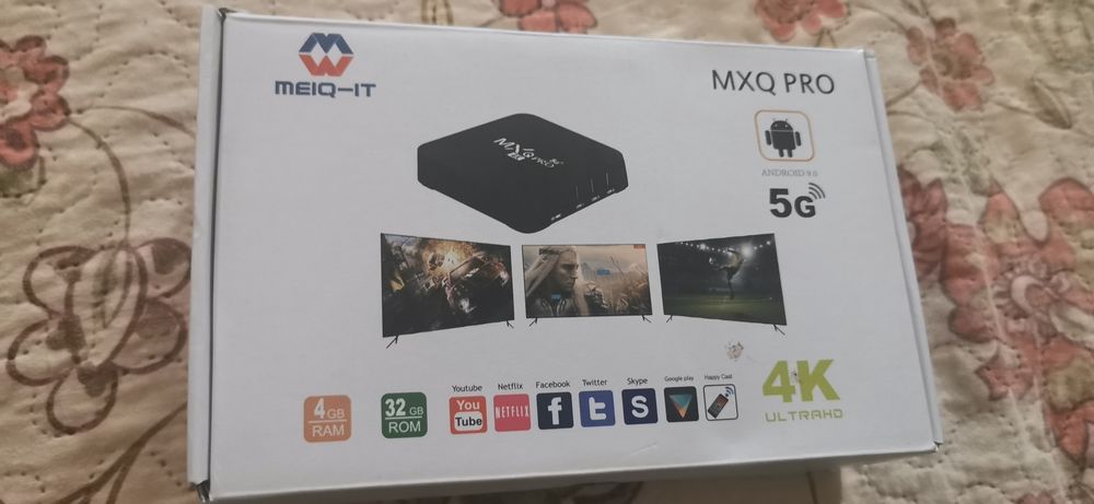 Промо Tv Box MXQ Pro 5G android 4k /4gb RAm 32gb rom YouTube