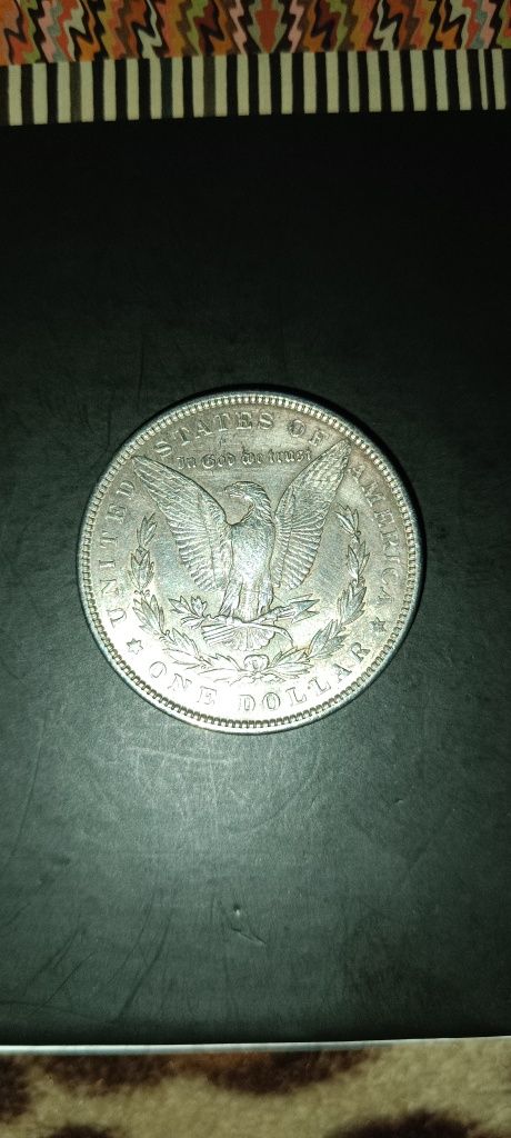 Moneda de 1 dolar argint