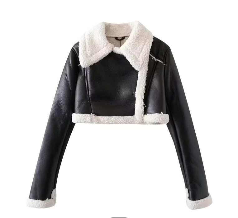 Куртка кожаные короткая