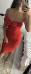Rochie bandage cu trandafiri