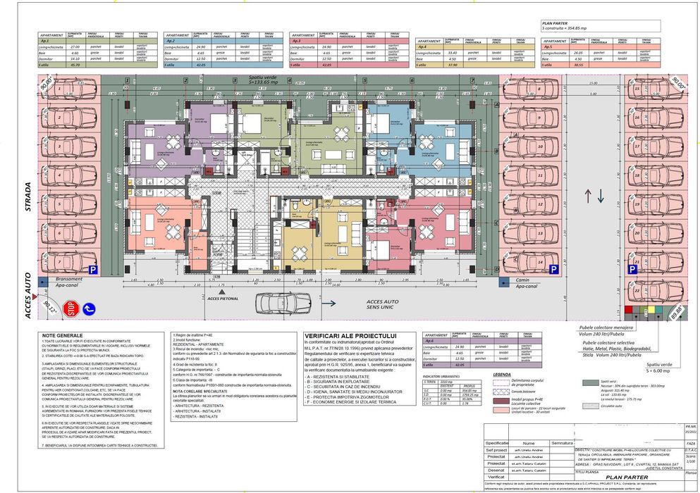 Teren 1010m2 cu autorizatie P+4, locuinte colective - Mamaia Sat
