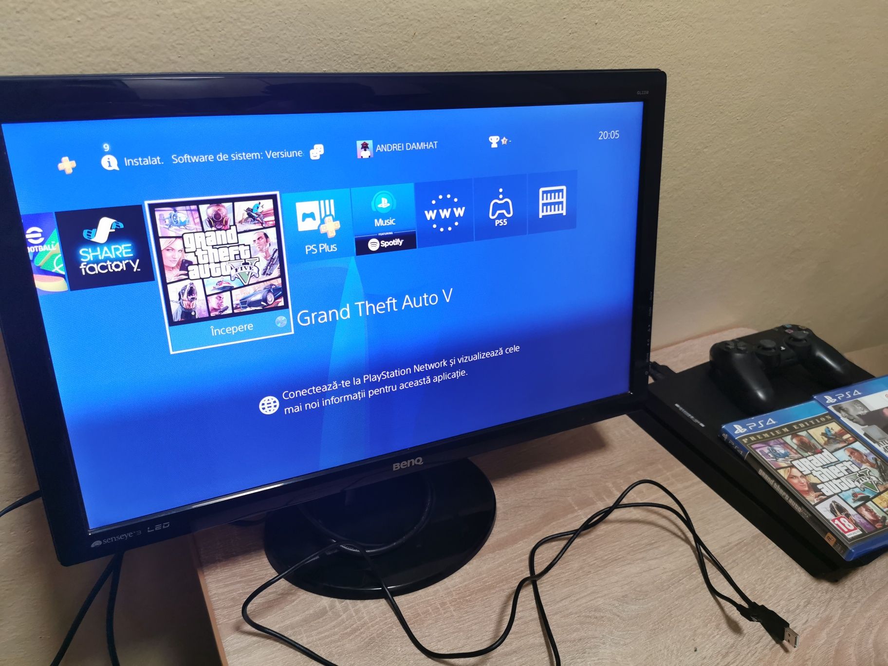 PS. 4 1T cu 2 jocuri far cry 4 și FIFA 2019