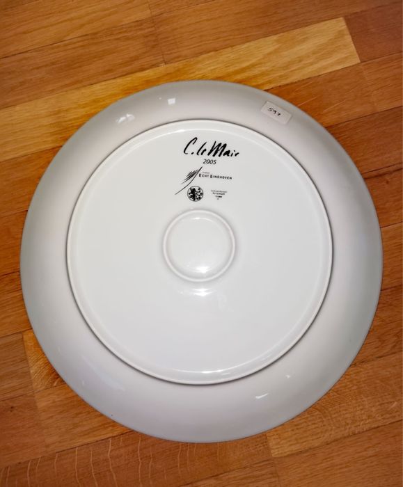 Антикварно порцеланово пано с надпис на холандски „Прави всичко добре”