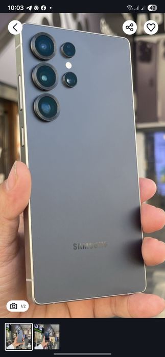 Samsung s25 ultra 512 gb xotira 1 yillik servis garantiya idial