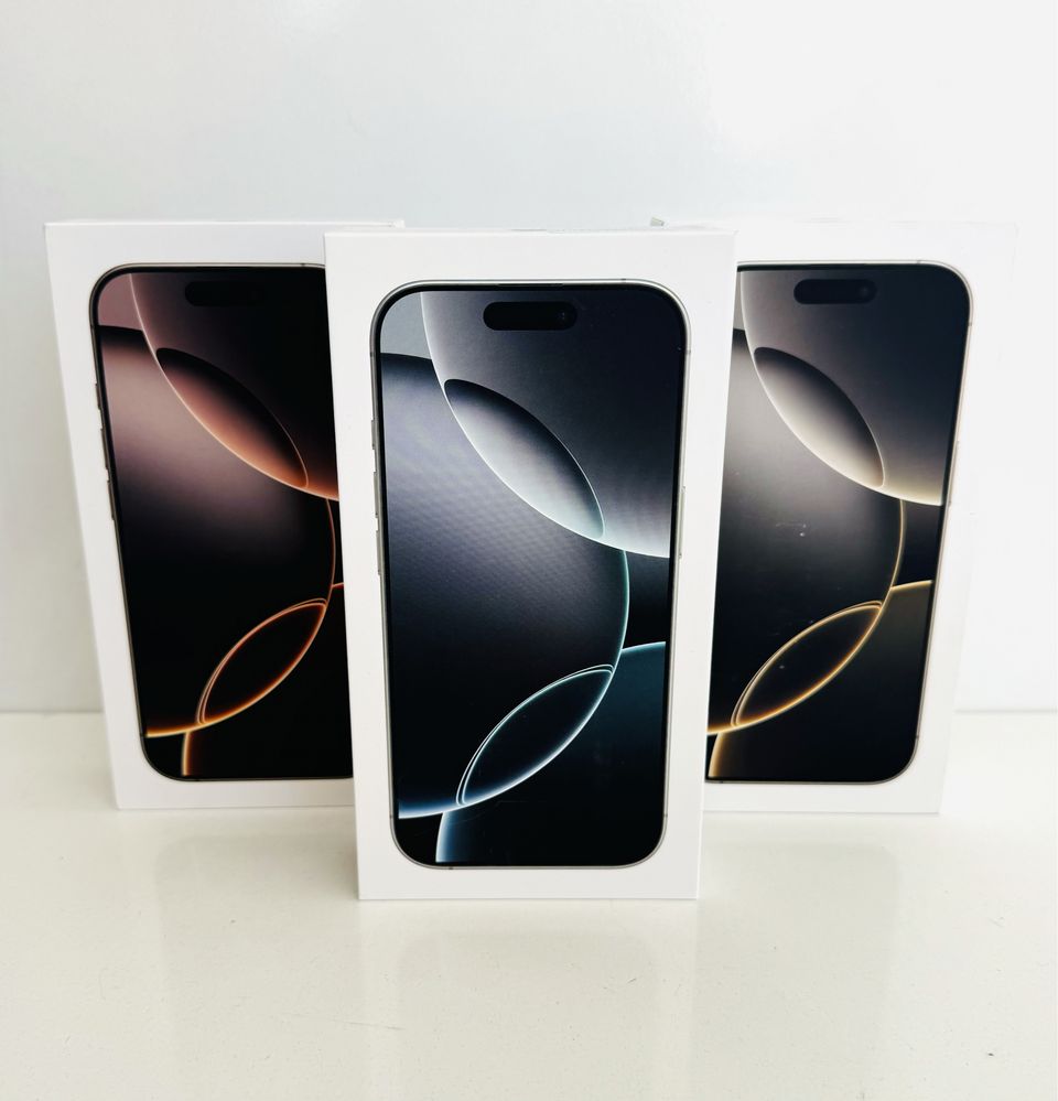 НОВ! iPhone 16 Pro 128GB Black White Natural Desert 24м.ГАРАНЦИЯ!