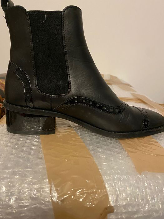 Cizme piele Massimo Dutti