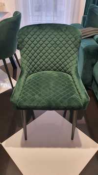 Set 2 scaune catifea verde