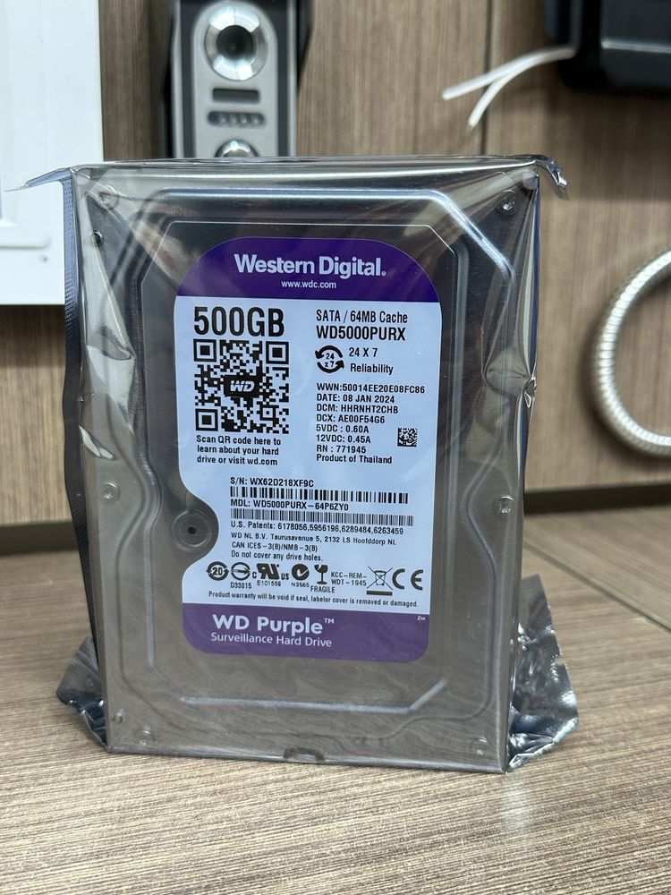 Жесткий диск 500 гб WD Purple