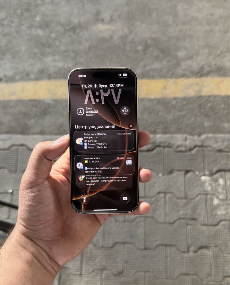 iPhone 16 pro 256 e sim obmen 16 pro max faqat oq rangiga idealiga