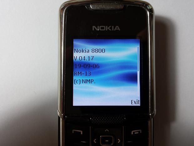 Telefon Nokia 8800 silver clasic