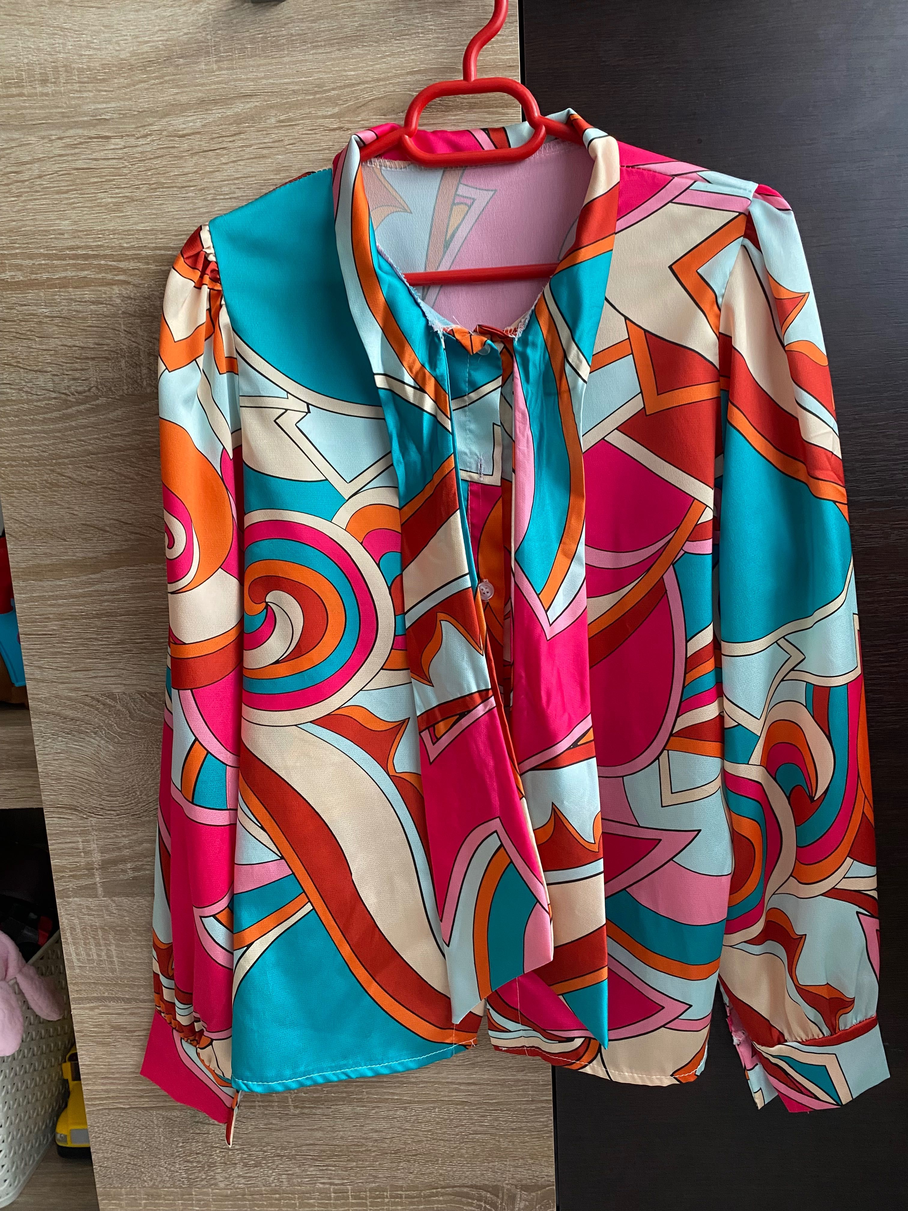 Camasa eleganta multicolora
