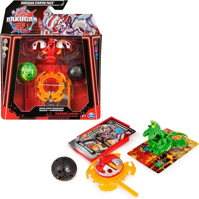 Игрален комплект Bakugan Special Attack Бакуган с 3 топчета - 3 вида