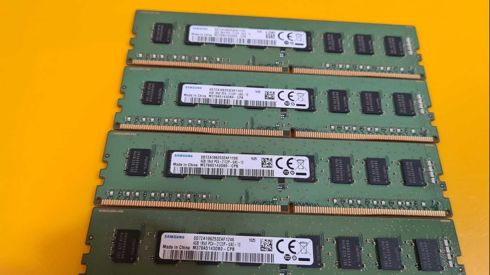 Kit 16GB DDR4 Desktop,4x4GB,Samsung,2133Mhz,PC4-2133P,CL15