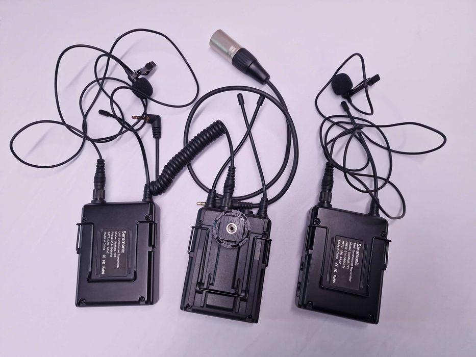 Радио петличный микрофон, петличка Saramonic UwMic9 TX9+TX9+RX9