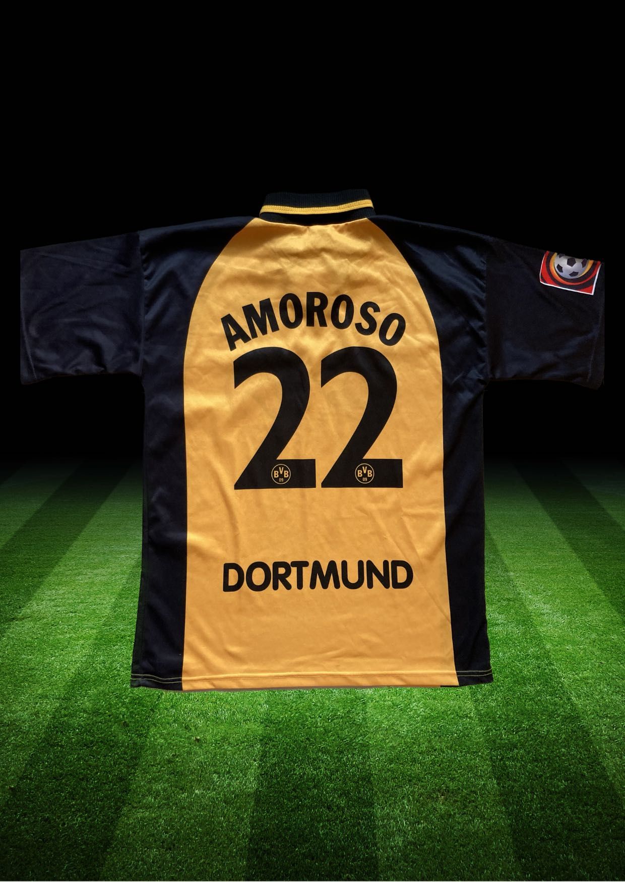 Тениска за Футбол BVB Dortmund Amoroso 22 ретро 2001/03