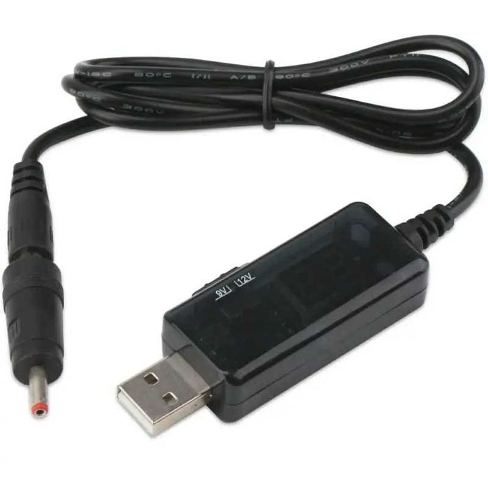USB 5V to 9V 12V step up converter cable adapter sursa UPS DC Booster