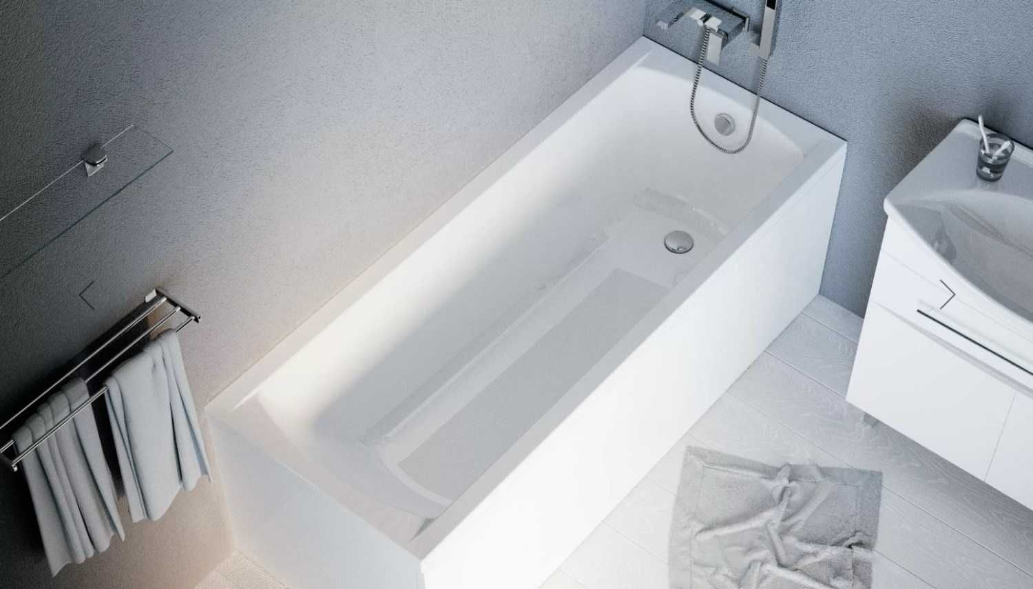 Акриловая ванна Modern (150*70) см. РФ (Ванна + ножки). Со склада