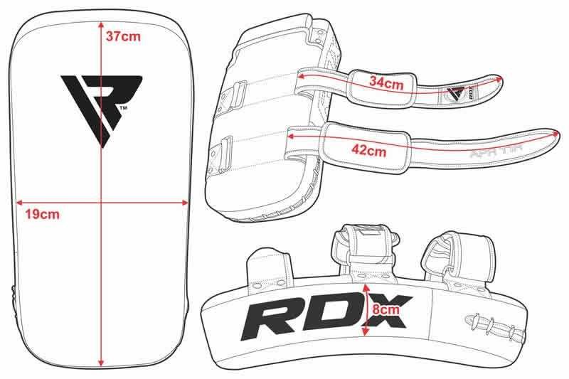 Извити Лапи за Удари RDX Curved Thai Pad Blue, Лапи за Бойни Спортове