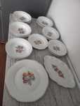 Set 6 farfurii felul I si 6 farfurii felul II plus 2 platouri noi