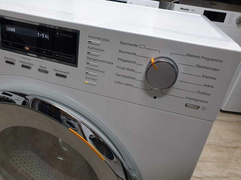 9кг Пара Miele Сушилня с термопомпа Миеле 12м Гаранция