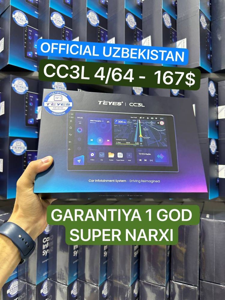 Teyes official original 1 god garantiya CC3L 4/64