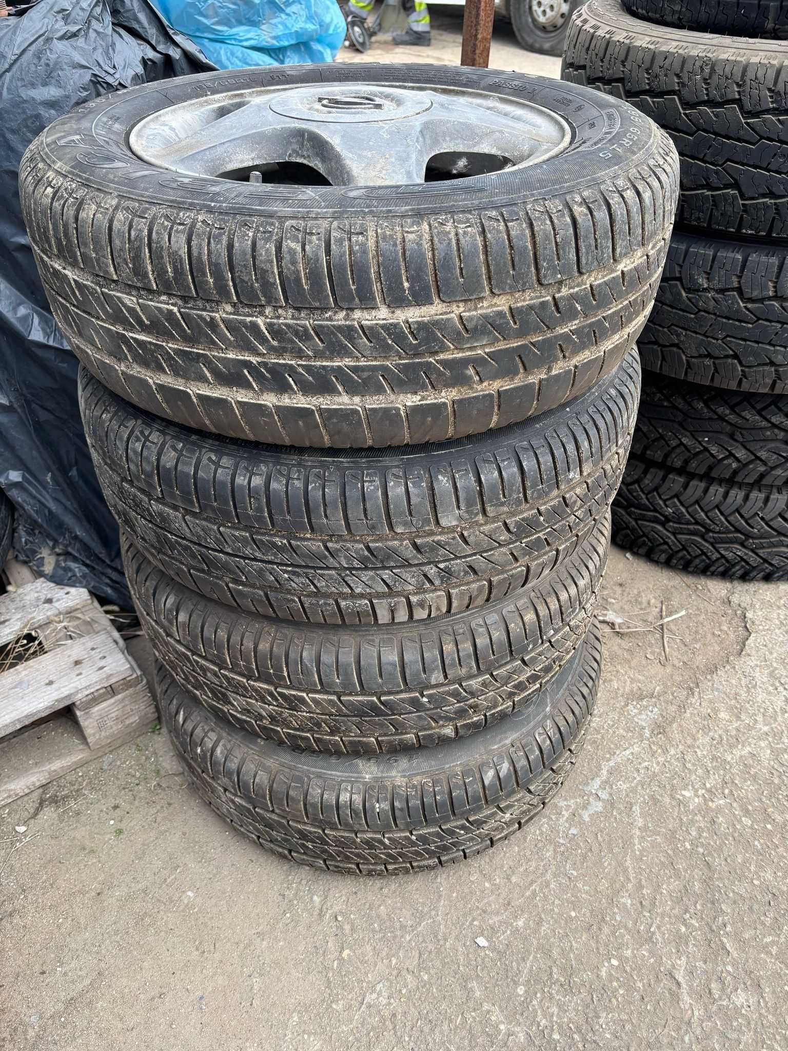 Jante roti anvelope opel vw 4x100 195 65 15 dot 2019 vara