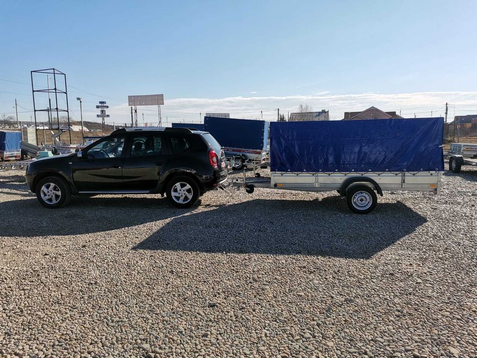 Remorca Auto Dublu Ax Repo Mono Ax  Transport Auto Moto Atv 750 Kg MMA