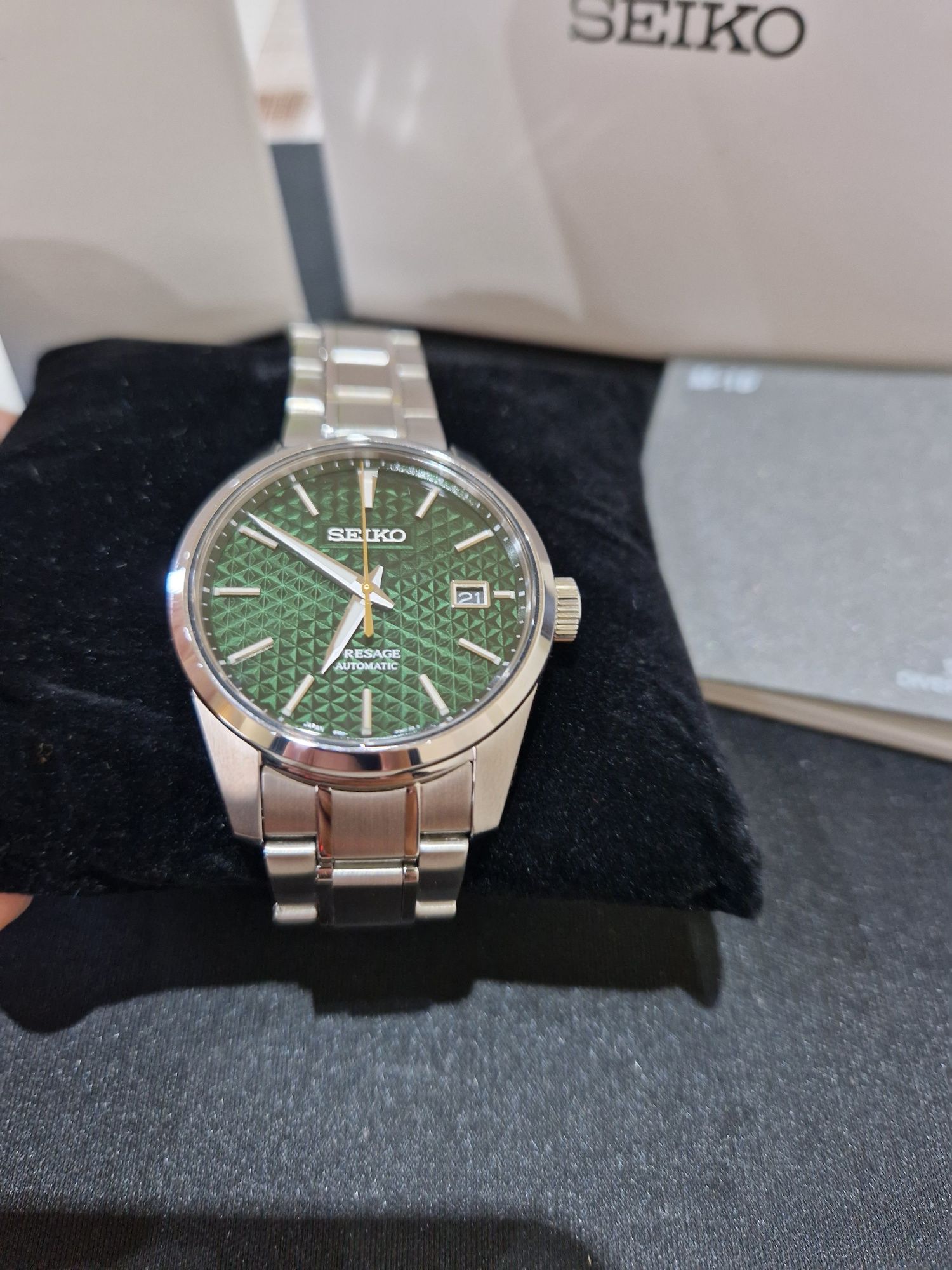 Seiko presage sharp edge tokiwa green