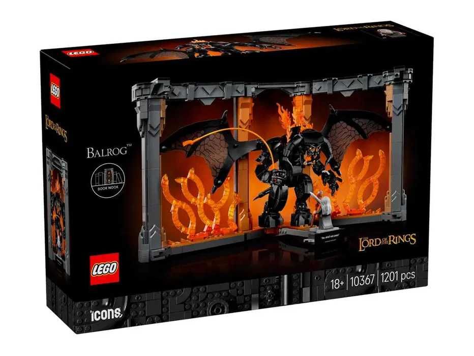 Lego Icons: Властелин колец: Балрог  Книжный уголок (10367)