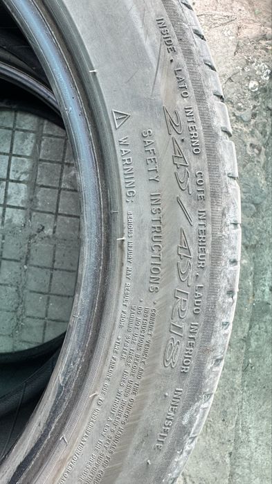 Michelin | Run flat | Рън флат | 275/40/18 & 245/45/18 | dot 2017