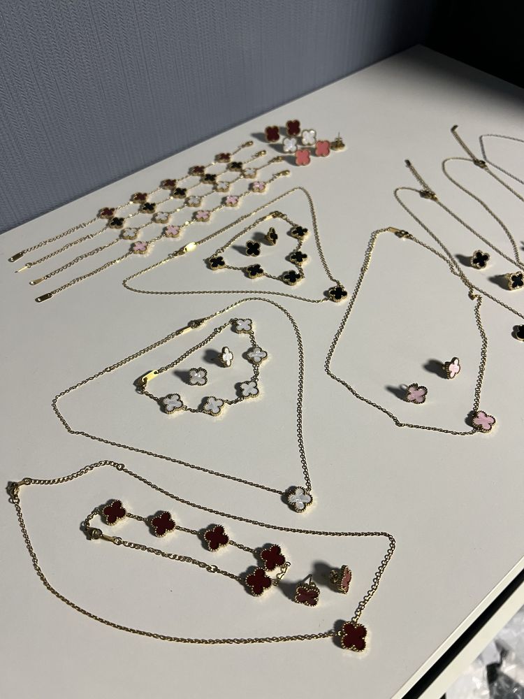 Set colier cercei bratara Van Cleef  Premium diferite culori
