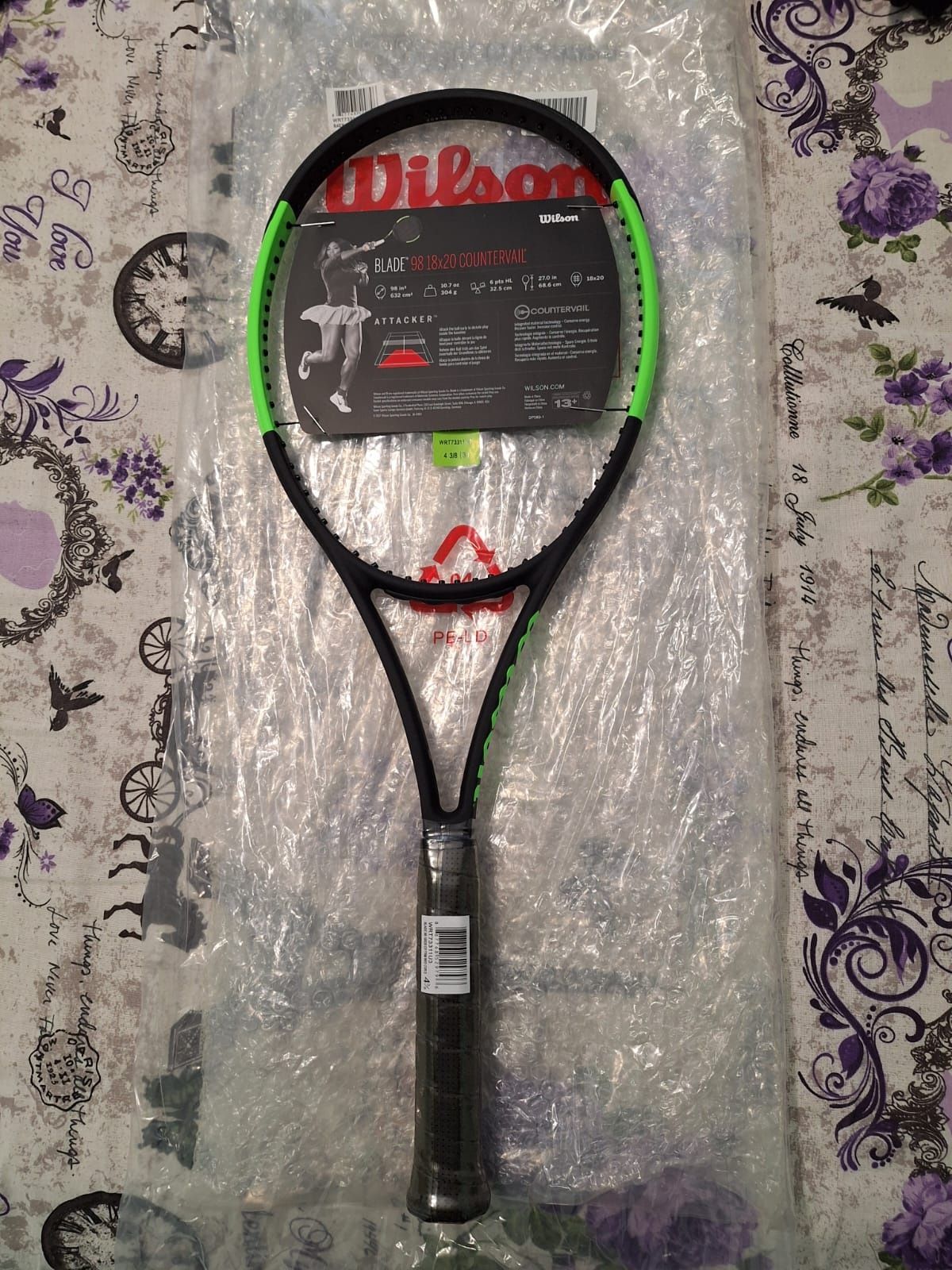НОВА! Wilson Blade 98 CV 18x20