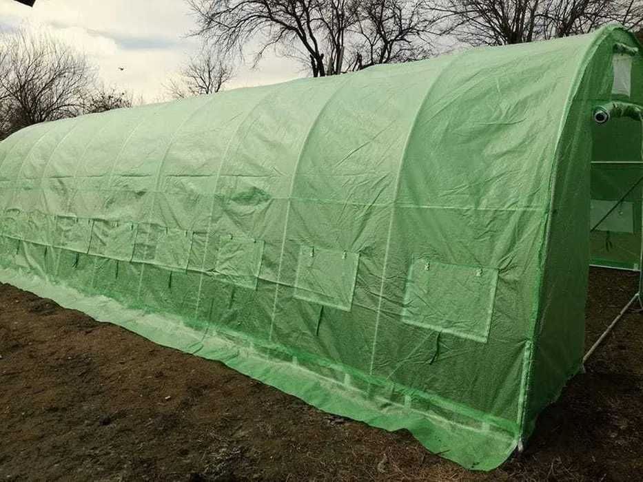 Solar de gradina 4x8 m, teava galvanizata - Corturi24.RO