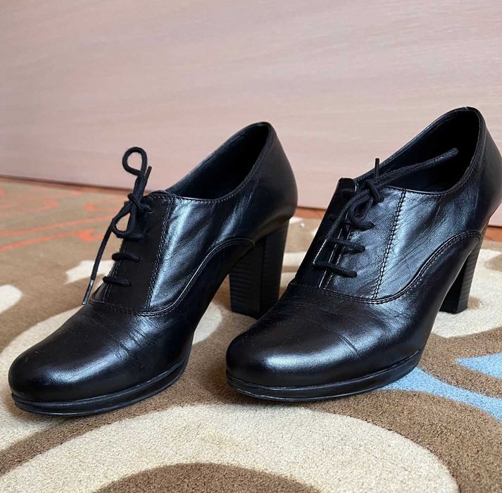 Дамски есенни обувки, естествена кожа, размер 38