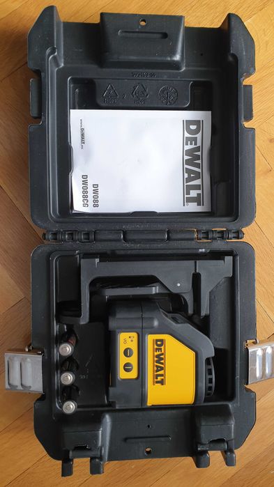 Dewalt dw088 линеен лазерен нивелир червен 50m