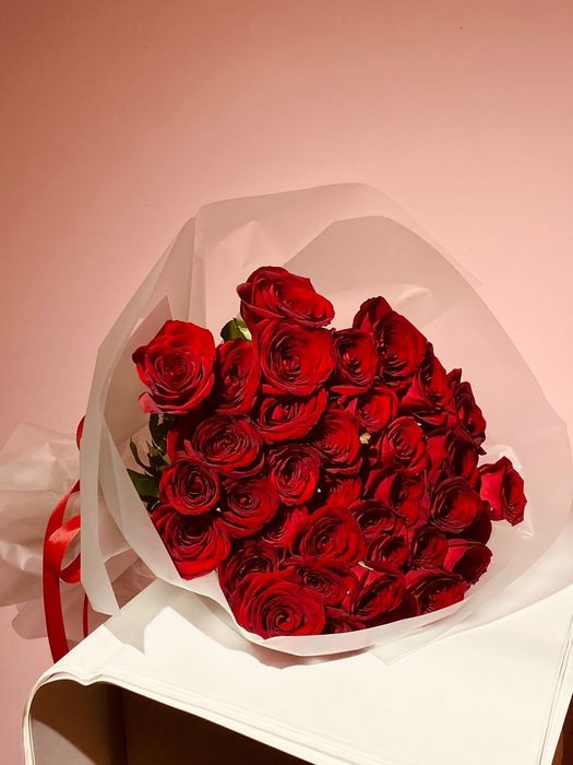 Букет роз 35 шт по 50 см