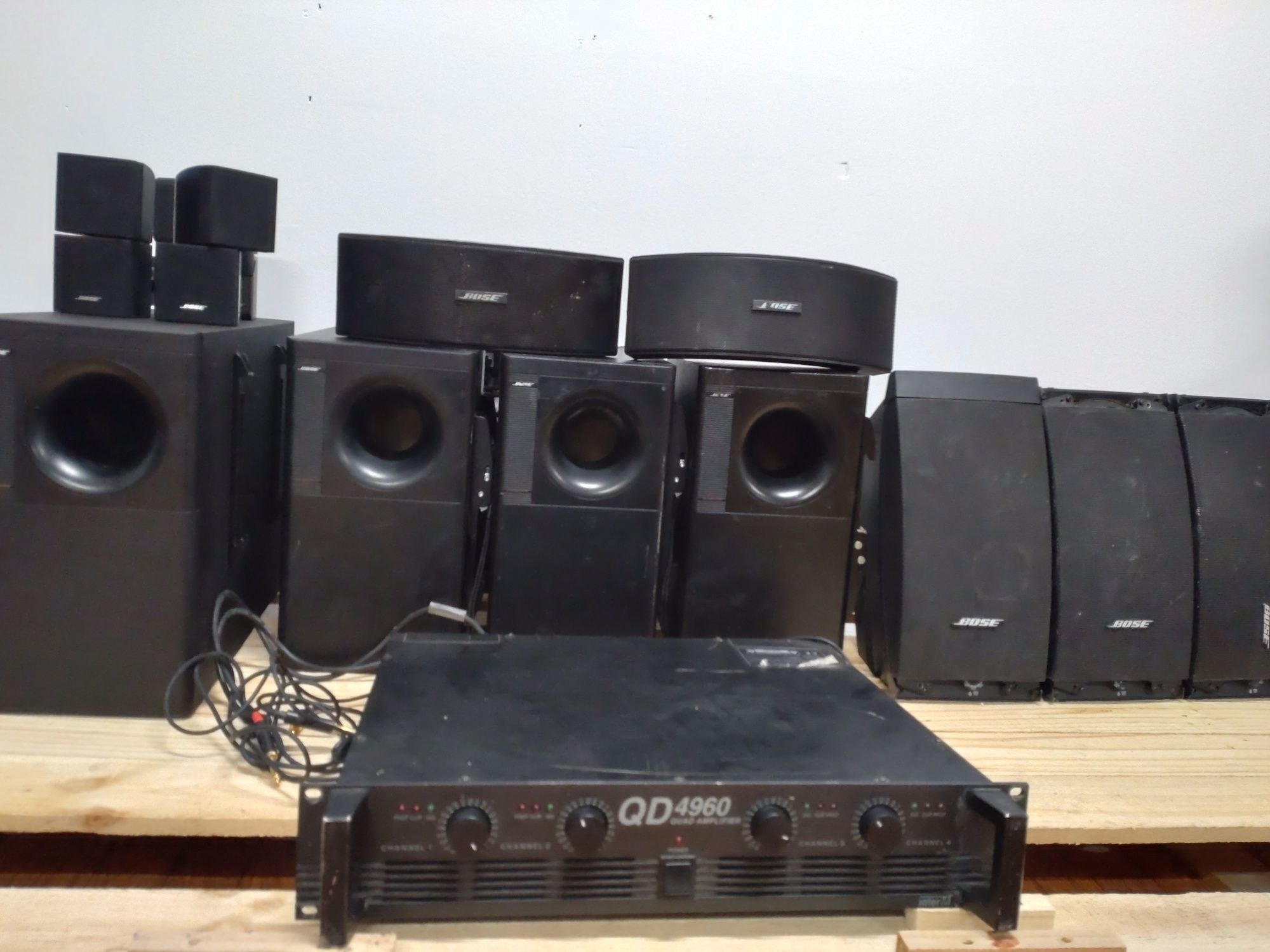 Sistem audio Bose Acoustimass 5 + Freespace 3 +DS100Se+  amplificator