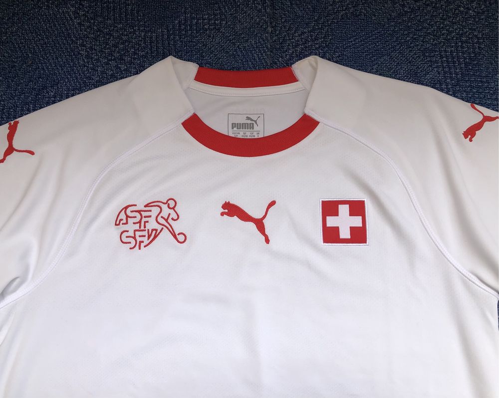 НОВА Puma Switzerland Away Jersey 2018/19 ОРИГИНАЛНА футболна фланелка