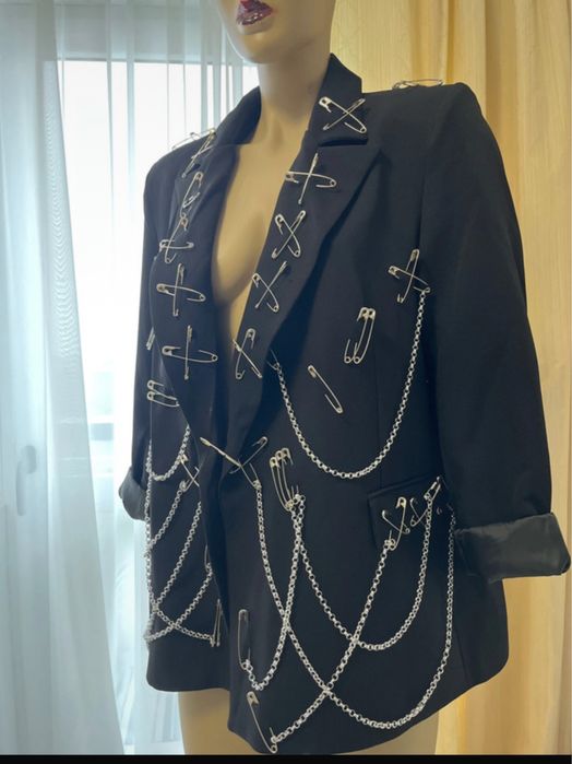 Sacou bumbac cu eticheta